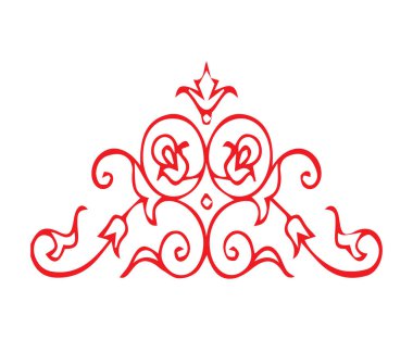 Güzel çiçek sanatı ve mandala vektör tasarımı