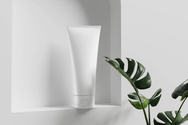 Tasarımınızı istemciye göstermek için minimalist tüp modeli