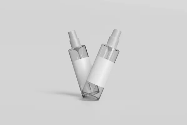 Mockup Botella Perfume Vista Frontal Para Mostrar Sus Clientes Diseño — Foto de Stock