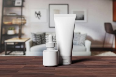 Tasarımınızı müşterilere göstermek için Ön Görünüm Kozmetik Paketleme ModeliName