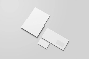 Tasarımınızı istemcilere göstermek için kurumsal Kimlik Model