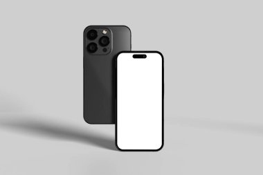 Tasarımınızı müşterilerinize göstermek için Öndeki Akıllı Telefon Mockup