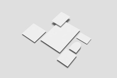 Müşterilere tasarımınızı göstermek için yaratıcı Moodboard Mockup