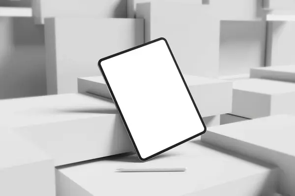 Tasarımınızı istemcilere göstermek için Tablet Mockup 'ı Yüzdürülüyor