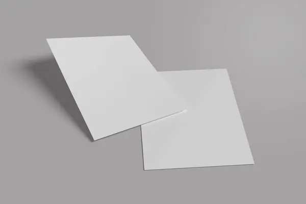 Tasarımınızı müşterilere göstermek için Minimalist Flyer Mockup