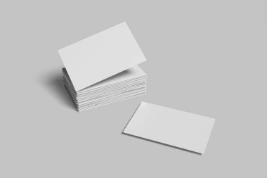 Müşterilere tasarımınızı göstermek için Temiz Yığın İş Kartı Model 'i