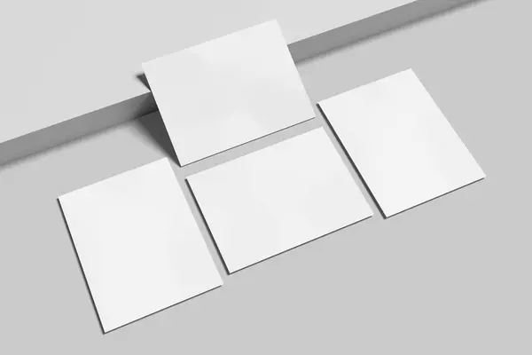 Tasarımınızı müşterilerinize göstermek için minimist Post Card Mockup