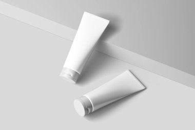 Tasarımınızı sergilemek için Minimalist Kozmetik Tüpü Modeli