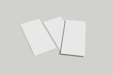 Dizaynınızı istemcilere göstermek için minimal DL Flyer Mockup