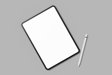 Müşterilere tasarımınızı göstermek için En İyi Görünümlü Minimalist Tablet Modeli
