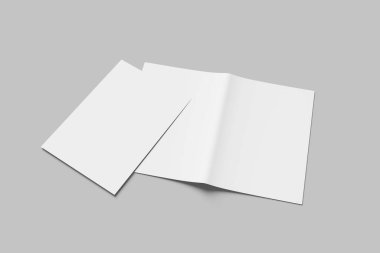 Müşterilere tasarımınızı göstermek için renkli gazete maketi