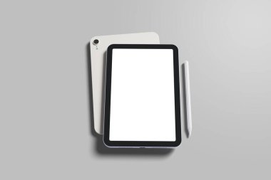 Tasarımınızı müşterilere göstermek için minimalist Mini Tablet Mockup