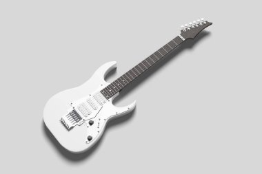 Müşterilere tasarımınızı sergilemek için Temiz Elektronik Gitar Mokup