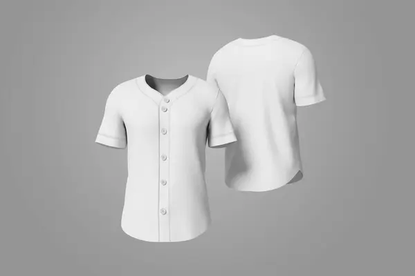 Müşterilere tasarımını sergilemek için Beyzbol Jersey Mockup 'ını temizle