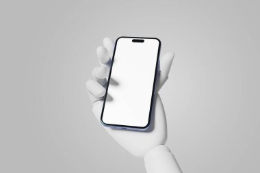 Tasarımınızı istemcilere göstermek için Smartphone Mockup tutuluyor