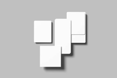 Müşterilere tasarımınızı göstermek için Temiz Sosyal Medya Sayfa Düzeni