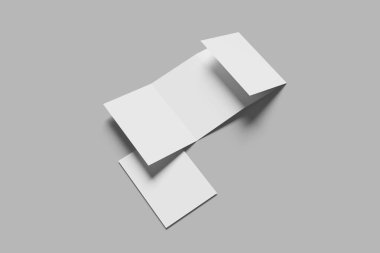 Müşterilere tasarımınızı göstermek için Profesyonel Dörtlü Broşür Model