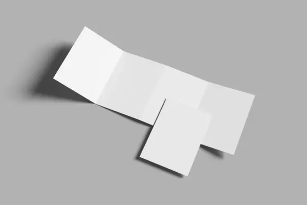 Müşterilere tasarımınızı göstermek için Profesyonel Dörtlü Broşür Model