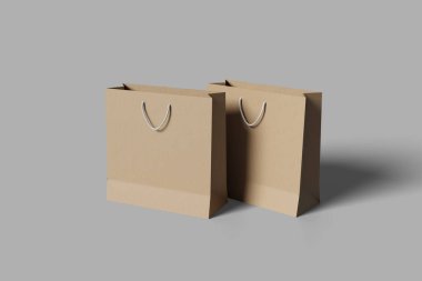 Müşterilere Tasarımınızı Göstermek İçin Temiz Alışveriş Çantası Model 'i