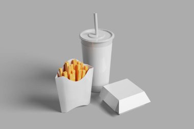 Müşterilere Tasarımınızı Göstermek için Fast Food Paketleme ModeliName