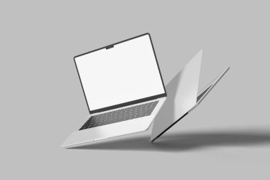 Tasarımınızı istemcilere göstermek için minimalist dizüstü bilgisayar görüntüleme modeliName