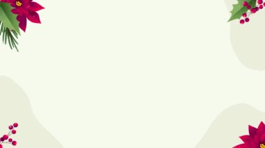 Çiçek köşeli çerçeve düğün ve sevgililer günü kompozisyonu