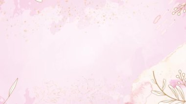 Çiçek köşeli çerçeve düğün ve sevgililer günü kompozisyonu