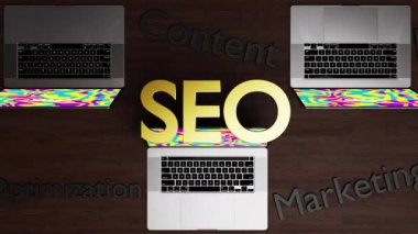 SEO Arama Motoru optimizasyonu, belgesel filmleri ve borsa sahnesindeki sinematiklerin hareket görüntüleridir. Sahne, başlık ve logolar için de iyi bir geçmiş..