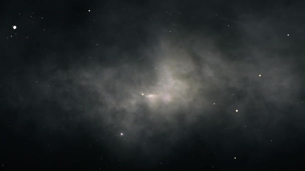 Space Galaxy Кадри Наукових Фільмів Кінематографів Космічному Просторі Також Хороший — стокове відео