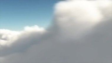 Bulutlarda Uçmak bu gerçekçi bulutla bulutların üzerinden kayar. Kamera sağdan sola hareket eder. Bunu kameranın önünden geçen bir video olarak kullanabilirsiniz..