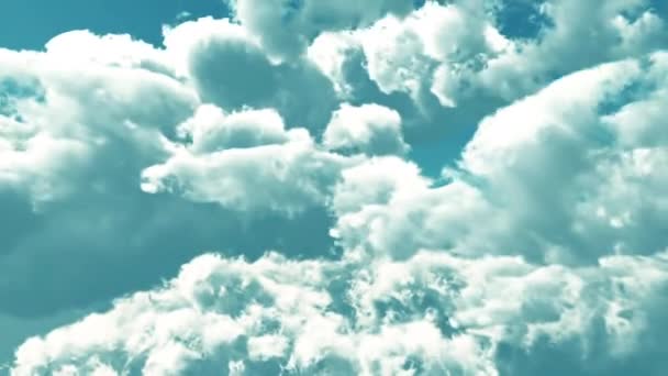 Flying Clouds Daylight Vlieg Boven Wolken Met Deze Realistische Wolk — Stockvideo