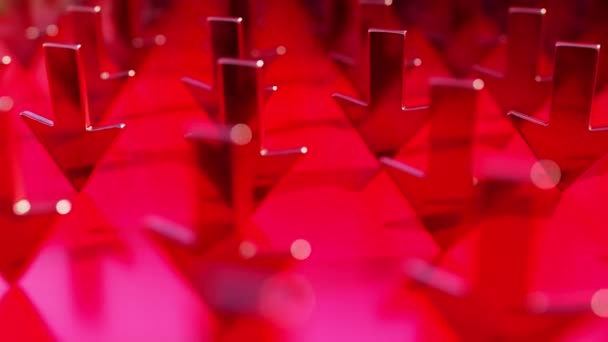 Red Arrow Съёмки Рыночных Фильмов Кинематографических Коммерческой Сцене Хороший Фон — стоковое видео