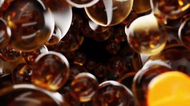 Sıvı Baloncuk 'un içinde endüstri filmleri için hareket görüntüleri ve tedavi serumu sahnesindeki sinematikler var. Sahne, başlık ve logolar için de iyi bir geçmiş..