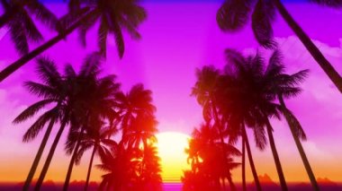 Coconut Tree Plant On Summer Village, uzayda sinema ve geçmişe dönük sanat filmleri için yapılmış bir film. Sahne, başlık ve logolar için de iyi bir geçmiş.