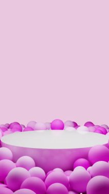 Minimal Podium Showcase, geometrik elementler için sinema ve filmler için minimum görüntü. Sahne, başlık ve logolar için de iyi bir geçmiş..