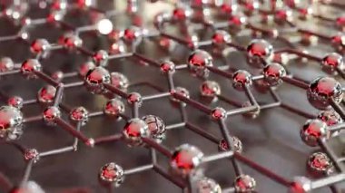 Graphene is a Layer Moleküler Structure, bilimsel filmler ve tıp sahnesinde sinematiktir. Sahne, başlık ve logolar için de iyi bir geçmiş..