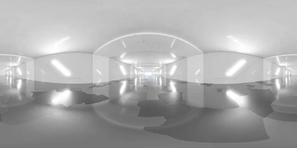360 전체의 파노라마 터널의 렌더링 일러스트 Hdri Hdr Virtual Reality — 스톡 사진