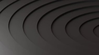 4k 60fps 3d döngü animasyonu düz, kıvrımlı çizgilerin yakın bir görüntüsü, dalga benzeri bir desen yaratıyor. Tasarım minimalist ve modern, arka planlar için uygun.