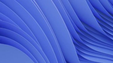 4k 60fps dalgaların akışkan mavi dalgaların yakın çekim görüntüsü, pürüzsüz ve dinamik bir doku yaratıyor. Görüntü, derinliği ve hareketi vurgulayan mavi tonların bir gradyanı gösteriyor..