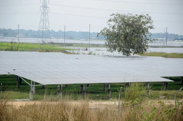 Solar Power Plant , this electric power plant is shot in the India
