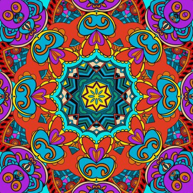 African ethnic fabric pattern features striking blue and red colors, creating a lively  ethnic and fun dimension within the beautiful design ethnic Perfect for the textile industry, it captures the essence of African culture and artistry, making it