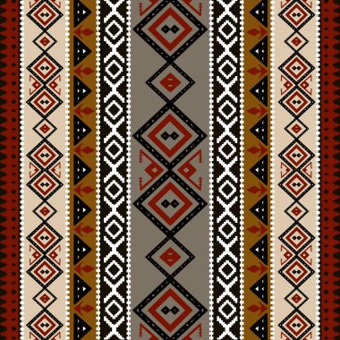 Orta Doğu Arap etnik kabile dokusu desenleri, çöl manzarasından esinlenen uyumlu gri-kahverengi tonlara sahip. Bu tasarımlar doğanın özünü, çevresini saran çevreyi yansıtıyor. Tekstil endüstrisi için etnik, 