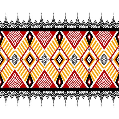 Afrika etnik kabile dokusu modeli, kırmızı ve beyaz tonlarda çarpıcı bir Ikat stili sergiliyor. Mükemmel etnik zamansız klasik tasarımı, geleneksel sanatla modern zarafeti harmanlayarak onu etnik bir seçim haline getiriyor. Şeftali endüstrisinde yaratıldı.