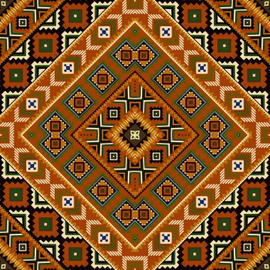 Etnik Afrika kumaş desenleri ve antik Mısır sanatı, Geometrik tarzda efsunlu kahverengi tonlar. Tekstil endüstrisi için mükemmel olan bu tasarımlar kültürel mirasın ve sanatsal zarafetin özünü yansıtıyor..