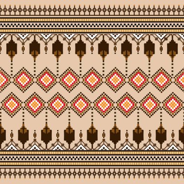 Afrika etnik deseninde zarif gri ve kahverengi renkte çiçek desenleri modern ve göze çarpan bir görünüş için zengin bir siyah zemin var. Geleneksel Afrika etnik kalıplarını harmanlayan bu tasarım, şeftali endüstrisi için yaratıldı..