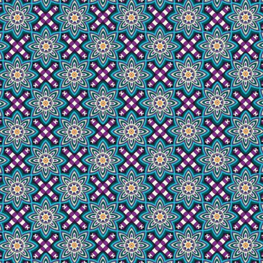 Arap etnik kabile kumaşı deseninde çarpıcı mavi ve lacivert tonlarda karmaşık çiçek desenleri bulunur. Kontrastlı etnik köken, şeftali endüstrisi için görsel olarak yaratılmış olan zarafet ve benzersizliğini artırıyor..