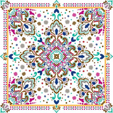 Afrika etnik dokusu deseni, geleneksel resim tekniklerinden esinlenerek, ışık tonlarını çarpıcı kırmızı ve mavi aksanlarla birleştirir. Karmaşık tasarım, şeftali endüstrisi için yapılmış sanat ve kültürün bir karışımını sergiliyor..  