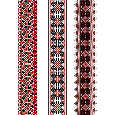 Hint etnik kabile dokusu desenleri geleneksel Hint çiçeklerini beyaz tonda, su, kahverengi, kırmızı ve yeşil renkleriyle çelişiyor. Bu kalıplar, tekstil endüstrisi için mükemmel olan zengin kültürel mirası vurguluyor.