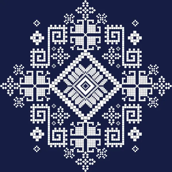  Hint etnik kabile dokusu desenleri zarif beyaz ve mavi tonlarda geometrik bir stil sergiliyor. Geleneksel tuğla kalıplarından esinlenen etnik yapı, zarif etnik ve simetriyi vurguluyor ve tekstil endüstrisini zamansız bir hale getiriyor..