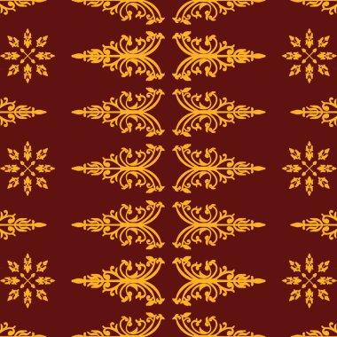 Hint etnik kabile dokusu desenleri sarı ve kırmızı renkleri muhteşem bir çiçek karışımı olan etnik ve geometrik elementlerle harmanlıyor. Klasik etkileri modern etnik sanat tarzıyla birleştirmek, tasarım cesaret getirir, tekstil için mükemmeldir. .
